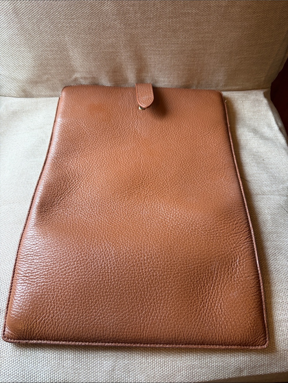 Cuyana 16” leather laptop sleeve